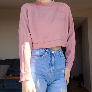 F21 Cropped Long Sleeve